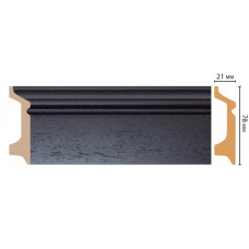 Цветной напольный плинтус Decomaster D122-433 ДМ ШК/16 (78*21*2400 мм)