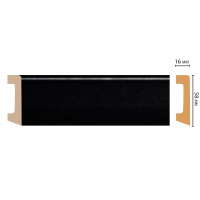 Цветной напольный плинтус Decomaster D234-195 (58*16*2400 мм)