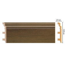 Цветной напольный плинтус Decomaster D233-88 ШК/8 (120*23*2400 мм)